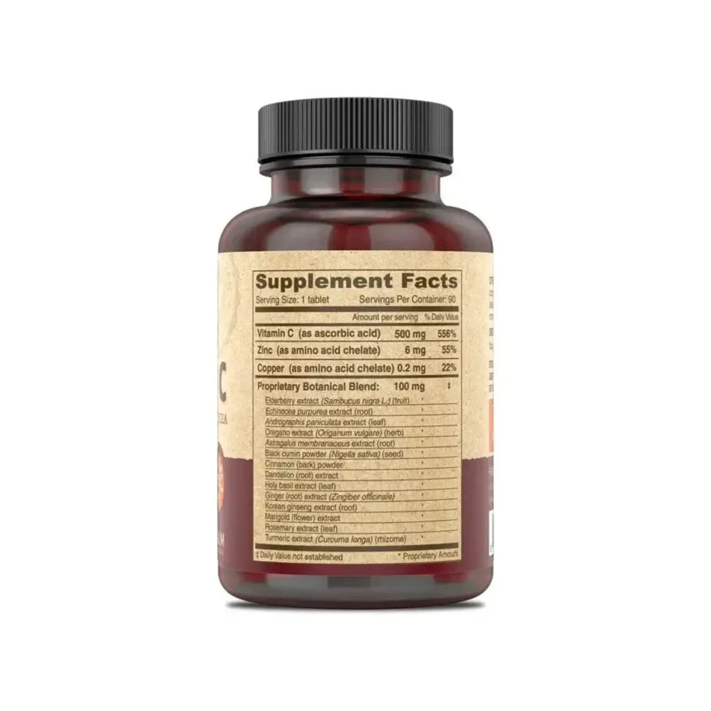 Deva Nutrition Vegan Vitamin C - 500 MG 90 Tabletas