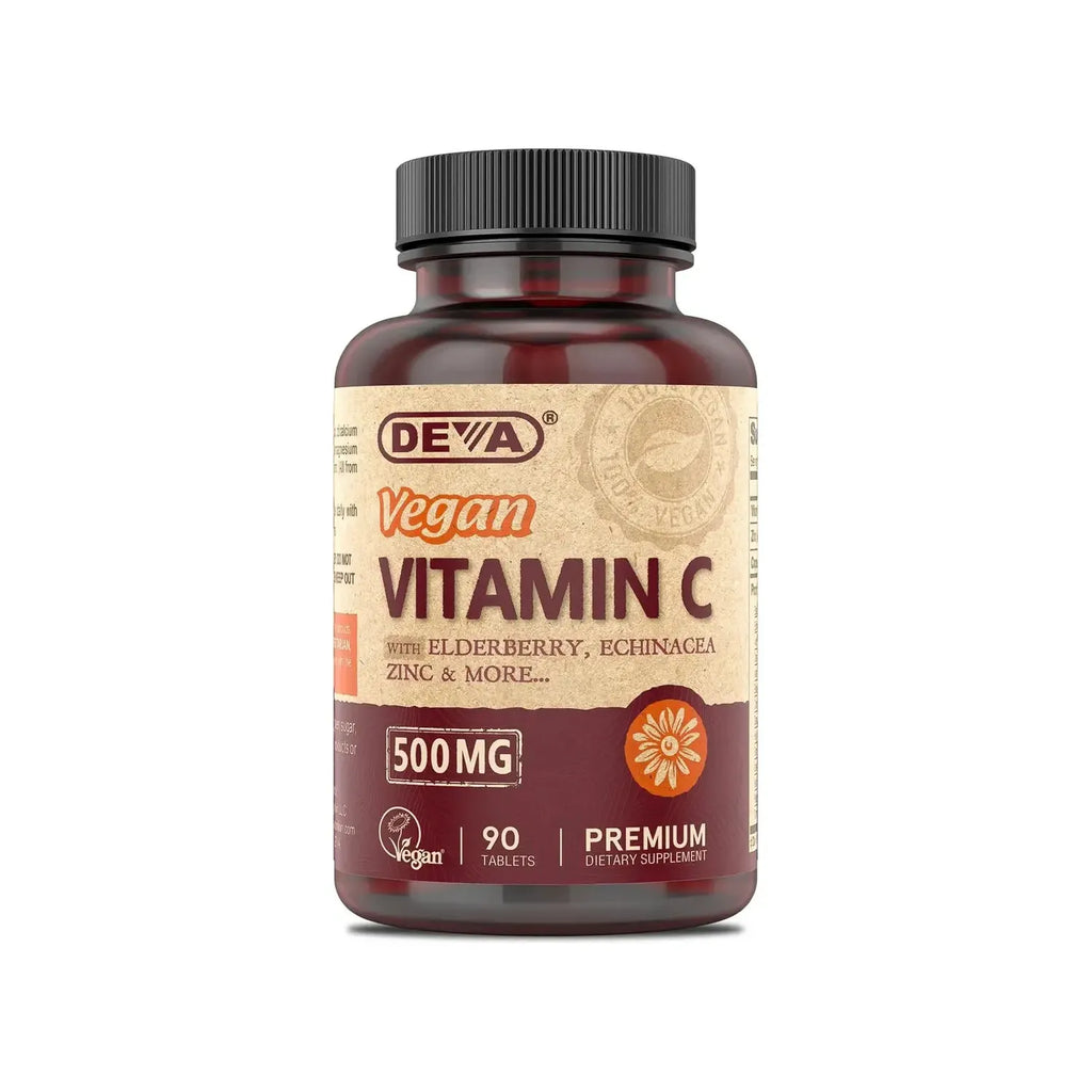 Deva Nutrition Vegan Vitamin C - 500 MG 90 Tabletas