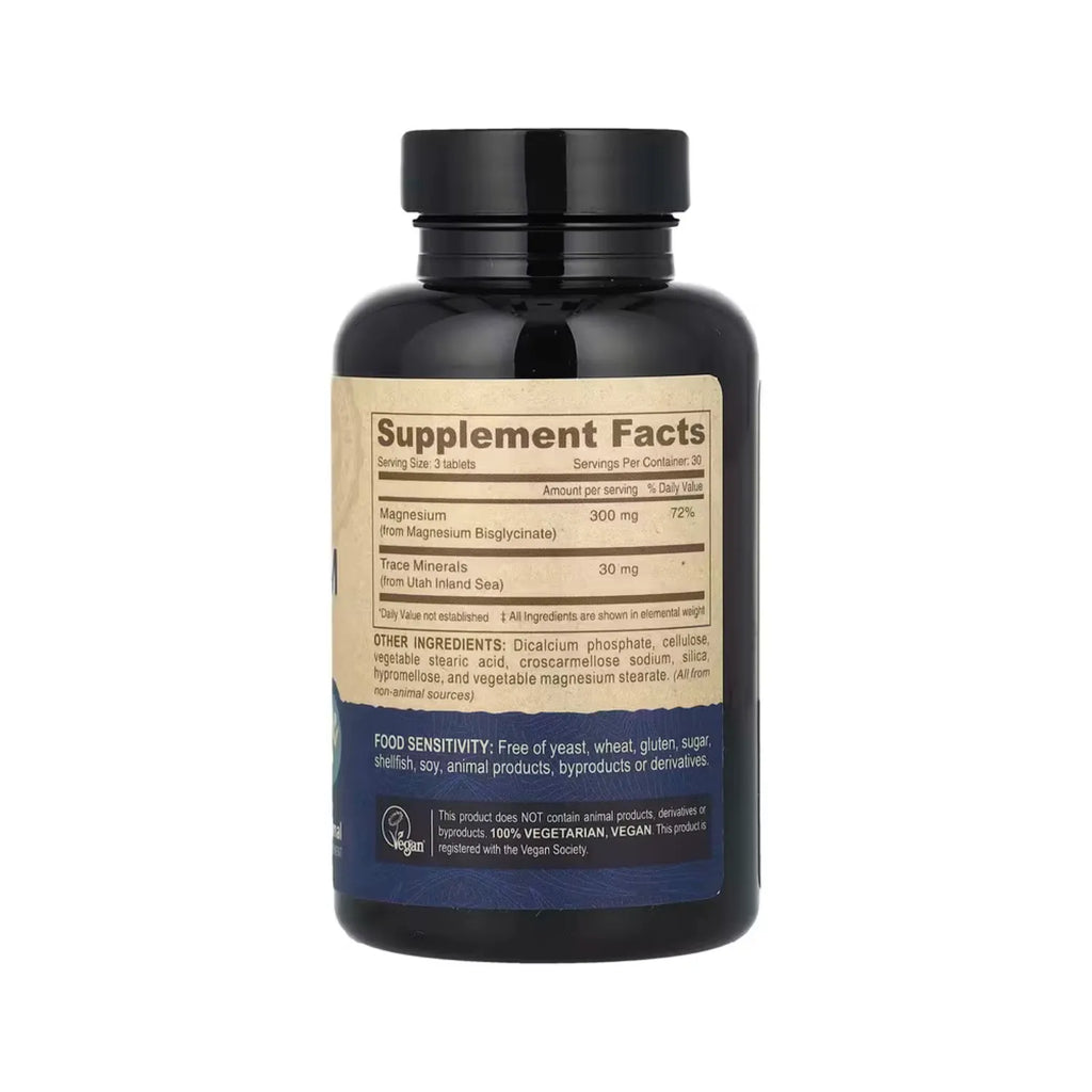 Deva Nutrition Vegan Magnesium Glycinate C/ Trace Minerals 90 Tabletas