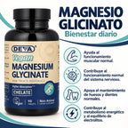 Deva Nutrition Vegan Magnesium Glycinate C/ Trace Minerals 90 Tabletas