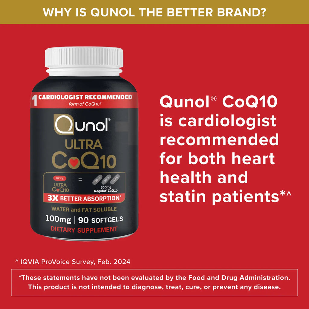 Qunol Ultra CoQ10 Con 60 Cápsulas Blandas 100mg
