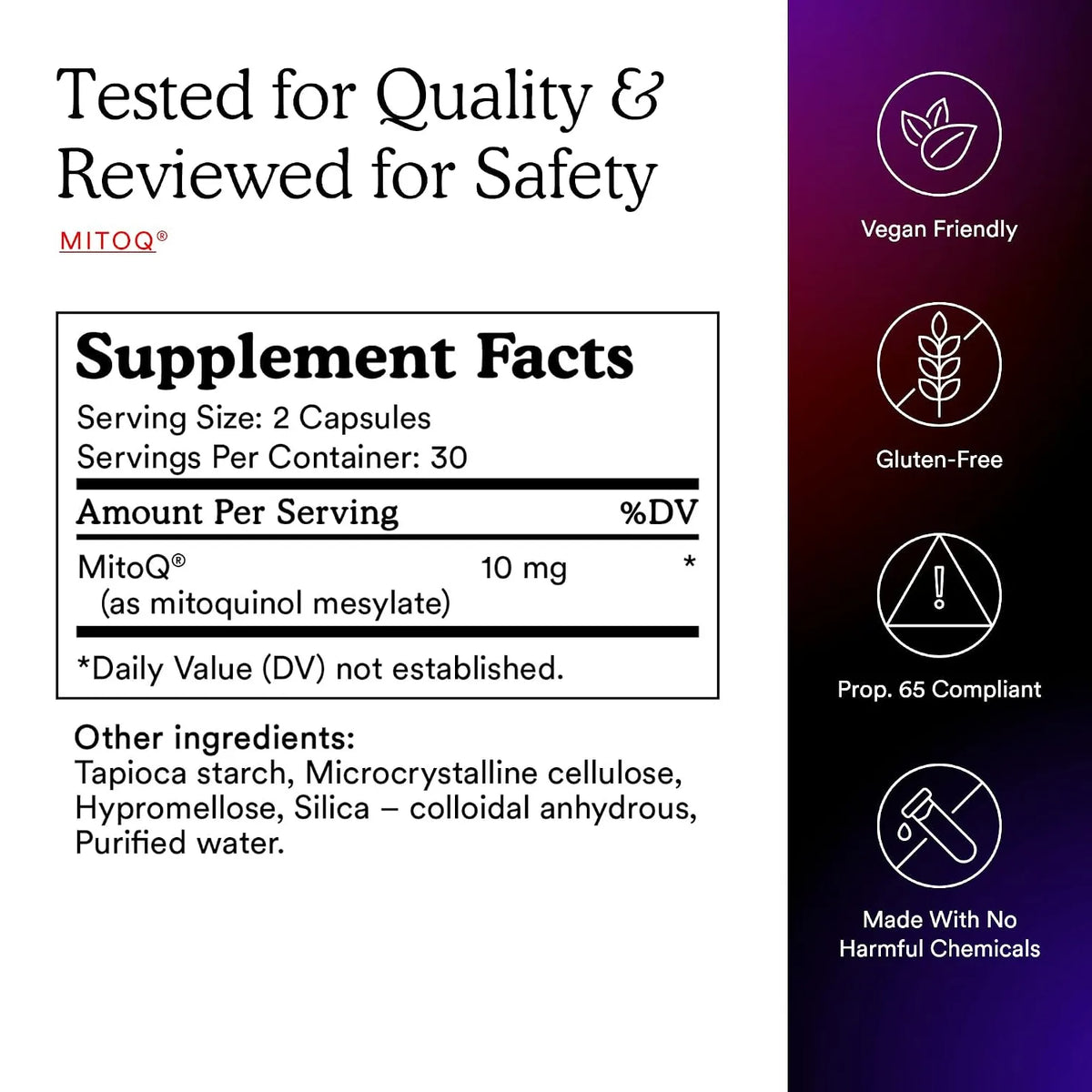 Mitoq For Cell Vitality Pure Con 60 Capsulas