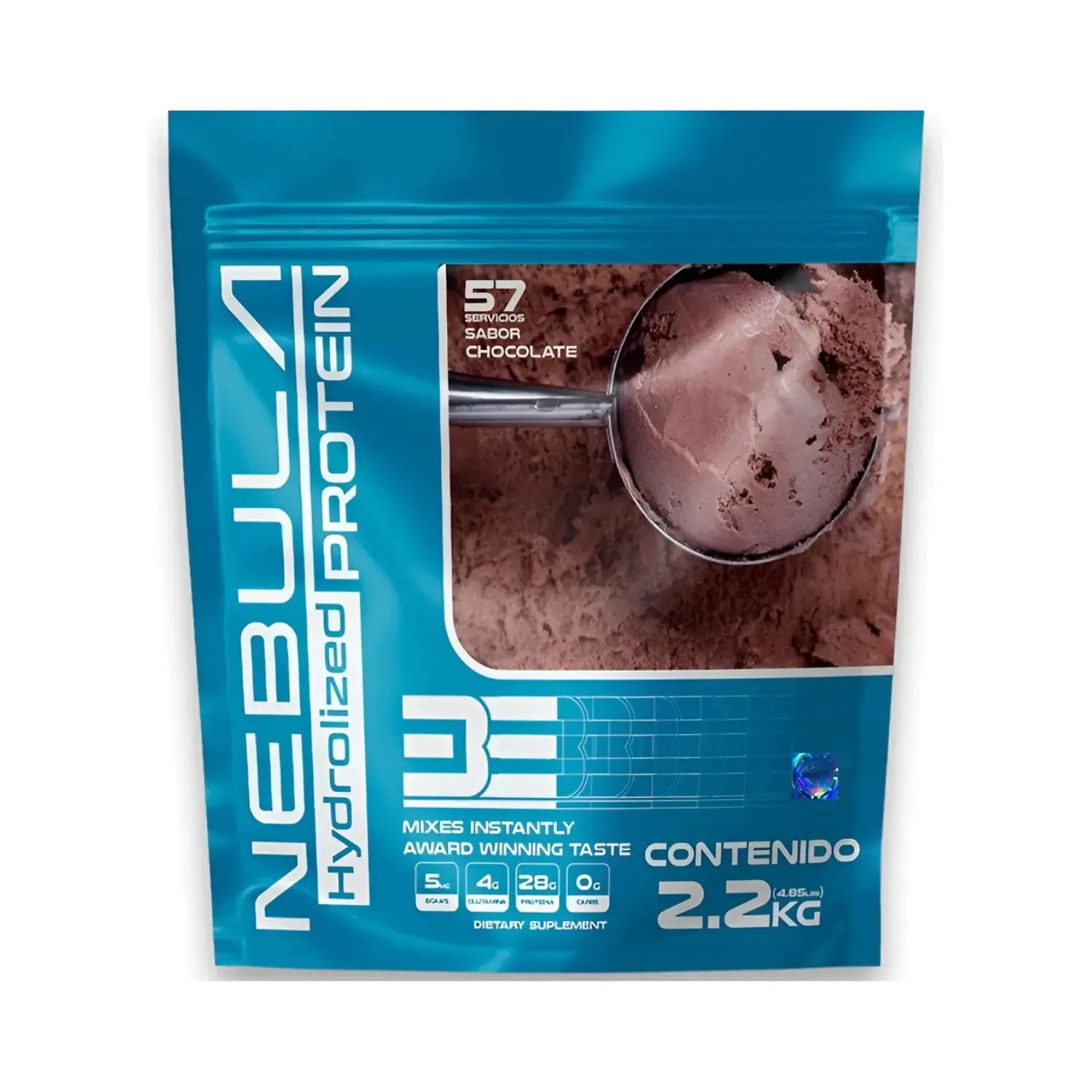 BE Nebula 100% Proteina Whey Isolate 2,2 kg 57 Serv sfn  chocolate