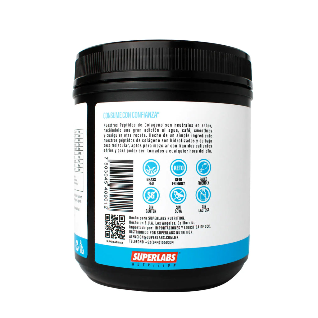 Superlabs Nutrition Grass Fed Colageno Hidrolizado 454g  sfn