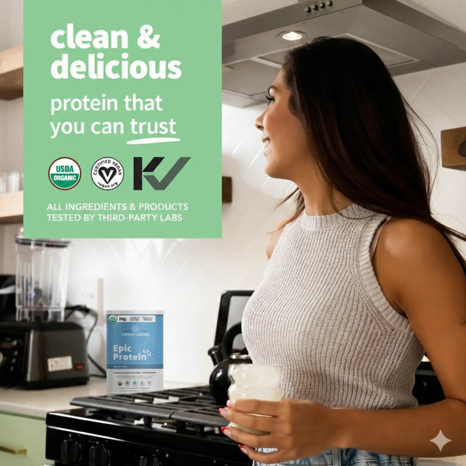 Sprout living Epic Protein Sabor Original 2 Libras sfn
