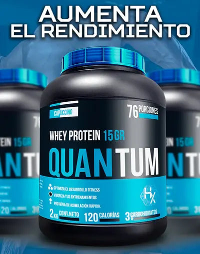 HOLIX LAB WHEY PROTEIN + PREENTRENO QUANTUM 2KG CAPUCCINO