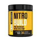 Jacked Factory NitroSurge Build | 30 Porciones | Sabor Arctic White | Fuerza, Energía y Rendimiento Muscular | Pre Entrenamiento | Suplemento Alimenticio