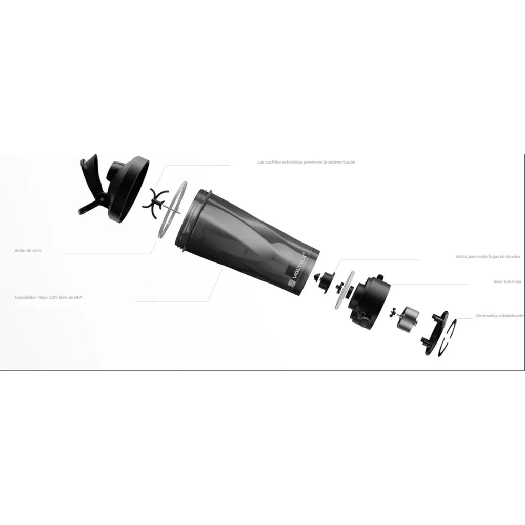 VortexBoost Electric Shaker Negro