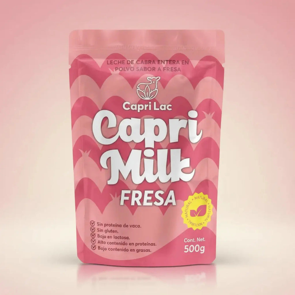 Capri Lac Capri Milk Leche de Cabra En Polvo 500 grs sfn FRESA