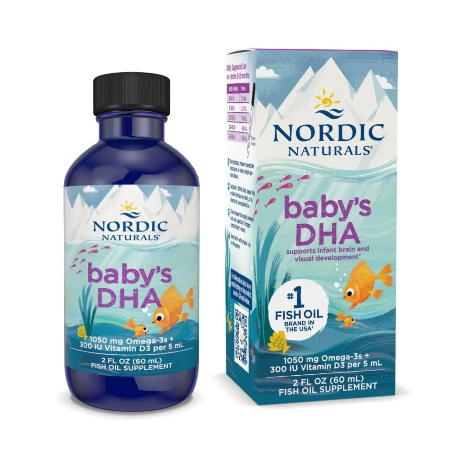 Nordic Naturals Babys Dha 1050 Omega3 Y Vitamina D3 60ML SFN