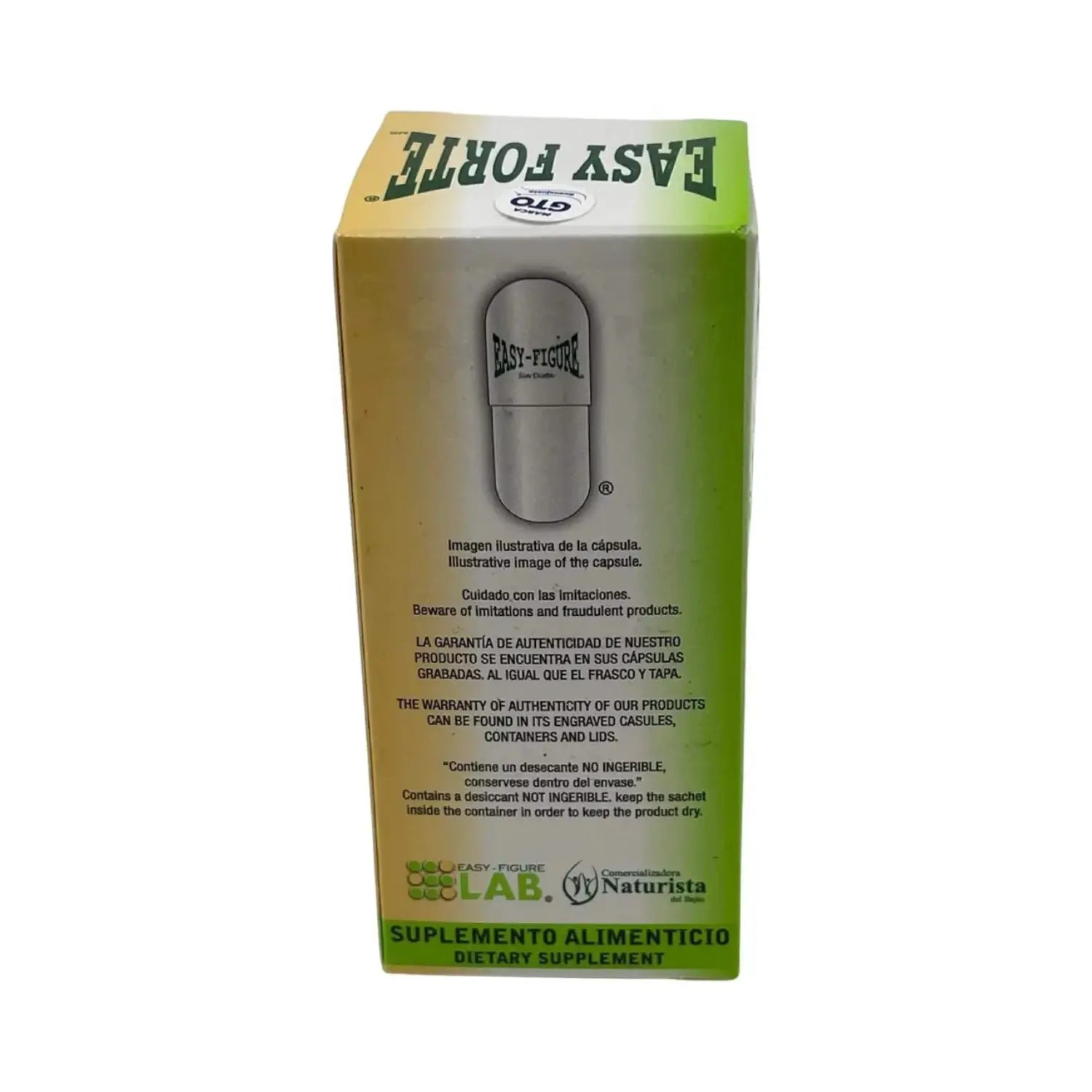 Easy Figure Easy Forte Fibra de Origen Natural  30 Cápsulas | Apoyo digestivo y bienestar general