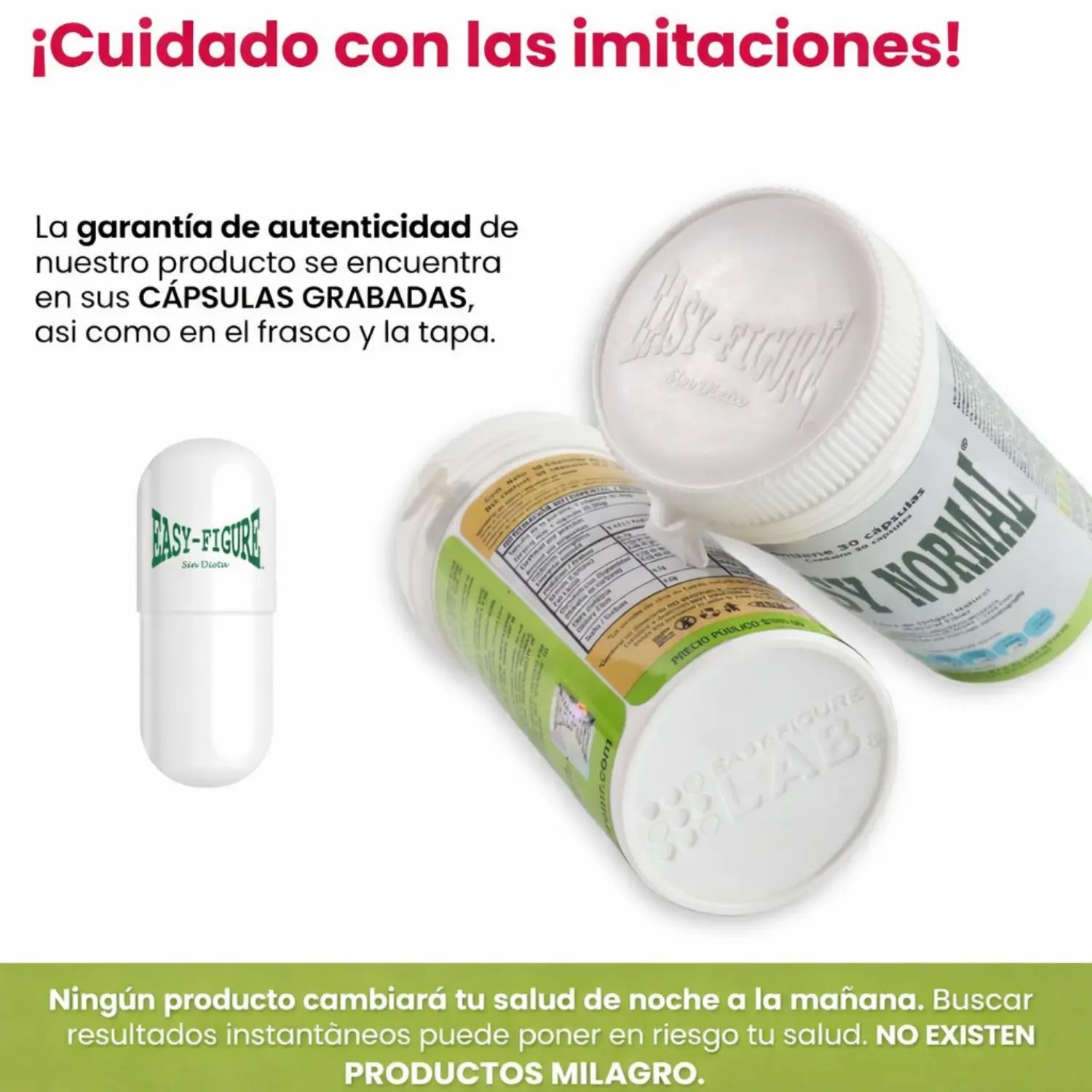 Easy Figure Easy Forte Fibra de Origen Natural  30 Cápsulas | Apoyo digestivo y bienestar general