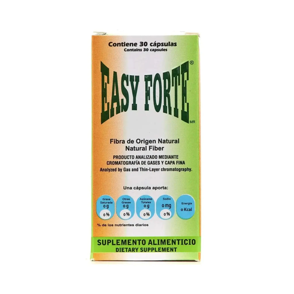 Easy Figure Easy Forte Fibra de Origen Natural  30 Cápsulas | Apoyo digestivo y bienestar general