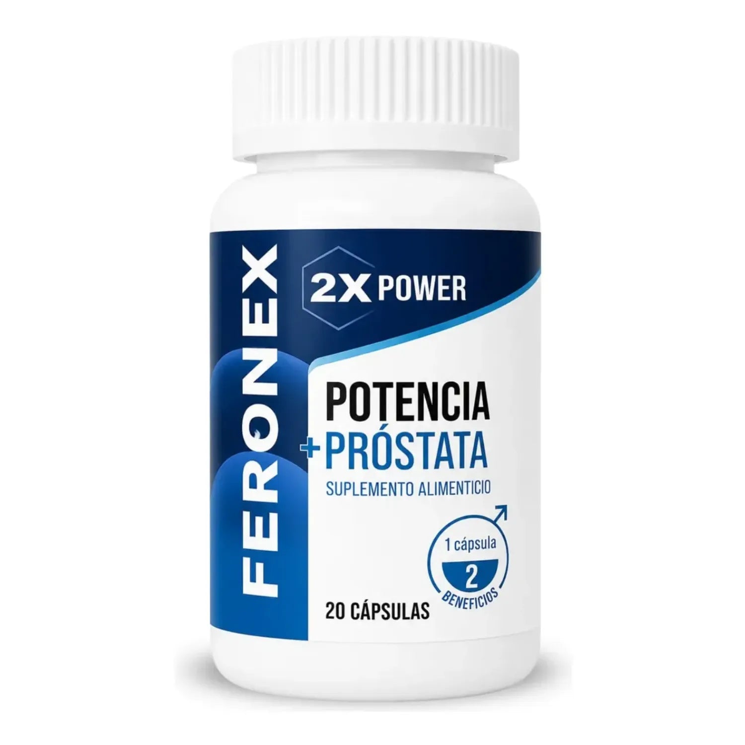 Suplemento Alimenticio Feronex apoyo en la salud masculina 20 capsulas