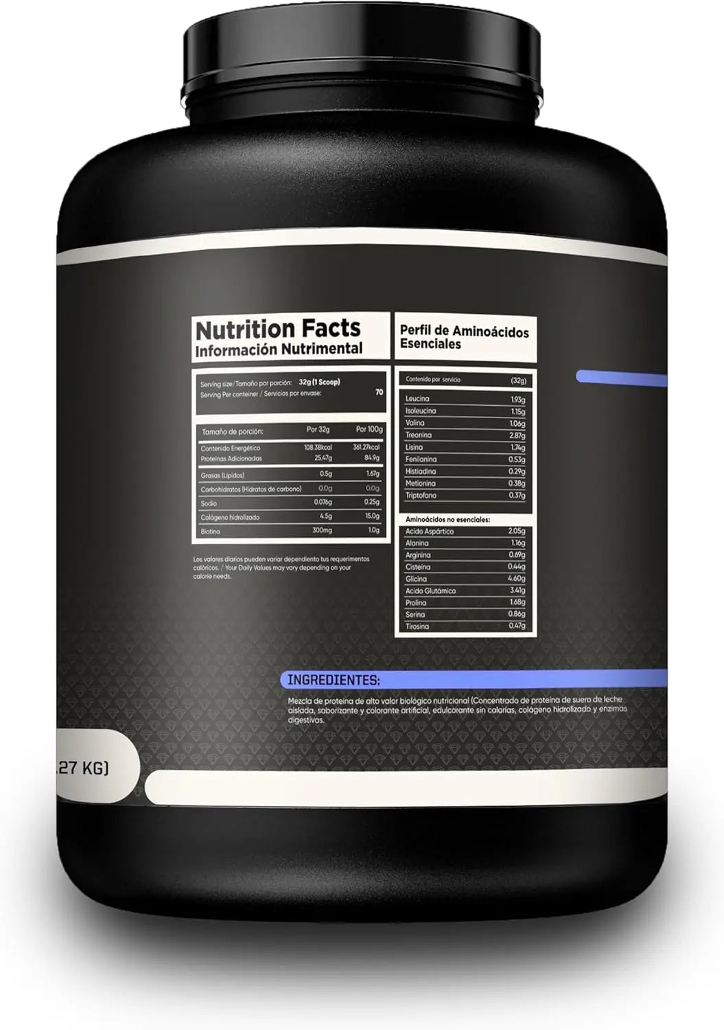 DiamondTech zero carbs Proteína femme 5lbs sfn fresa
