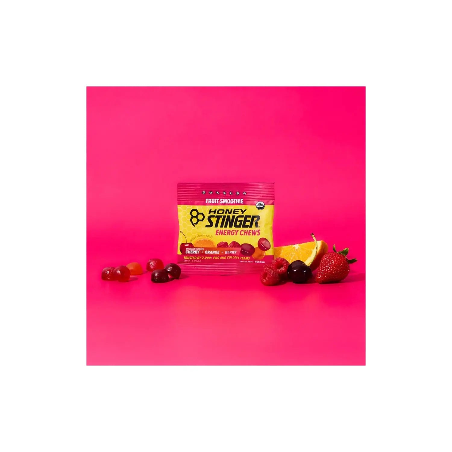 Honey Stinger Gomitas Energéticas 12 Pack Sfn batidos de frutas/ fruit smoothie