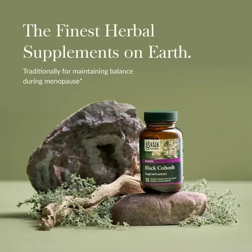 Gaia Herbs Menopause Support | 60 Cápsulas Vegetales | Bienestar Femenino y Equilibrio Hormonal | Apoyo Durante la Menopausia | Suplemento Alimenticio