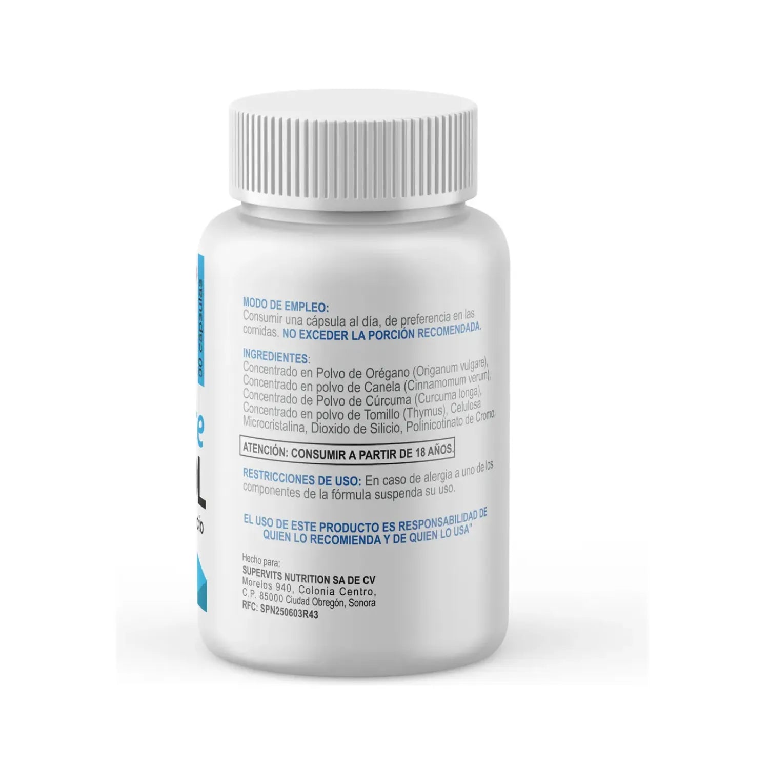Supervits Forte Insunol Control Azucar      20 Capulas