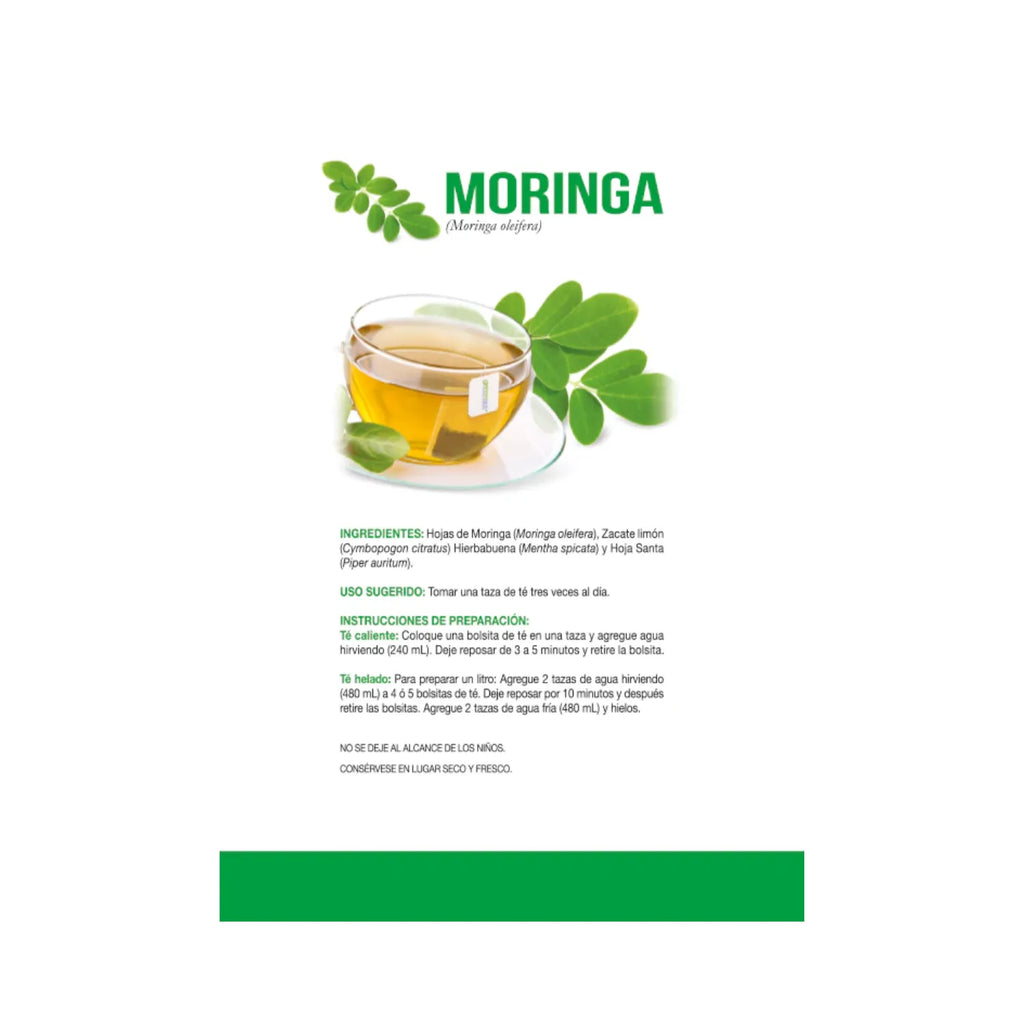 GREENSIDE TÉ MORINGA 20G, CON 20 BOLSITAS SFN