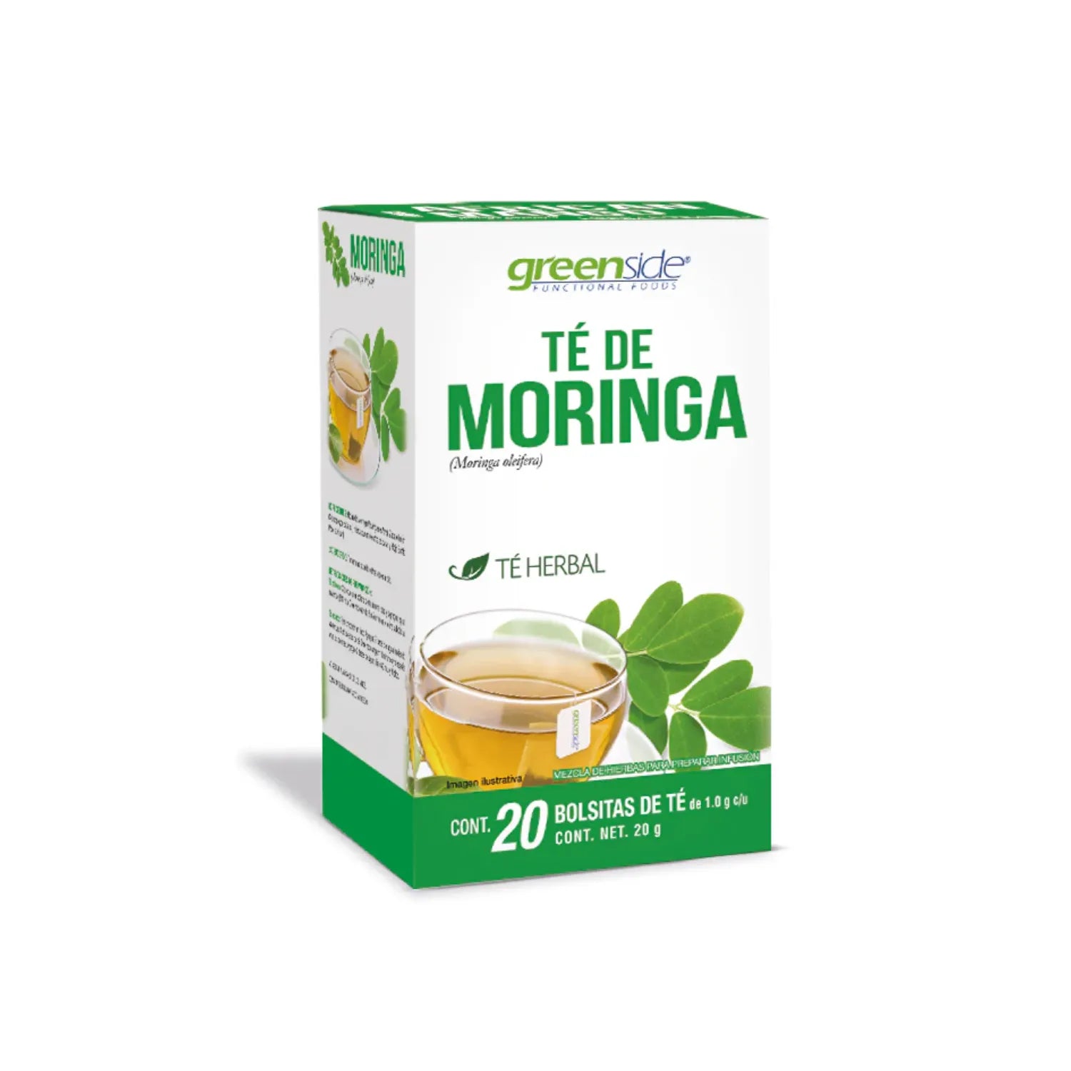 GREENSIDE TÉ MORINGA 20G, CON 20 BOLSITAS SFN