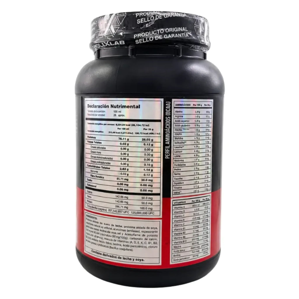 HOLIX LAB WHEY PROTEIN HIDROLIZADA 1.1KG NIEVE DE NUEZ