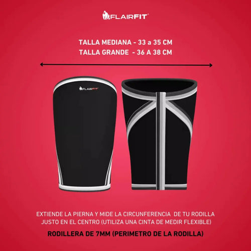 Flairfit Par De Rodilleras Deportivas Neopreno Grande Sfn (Mercado libre)