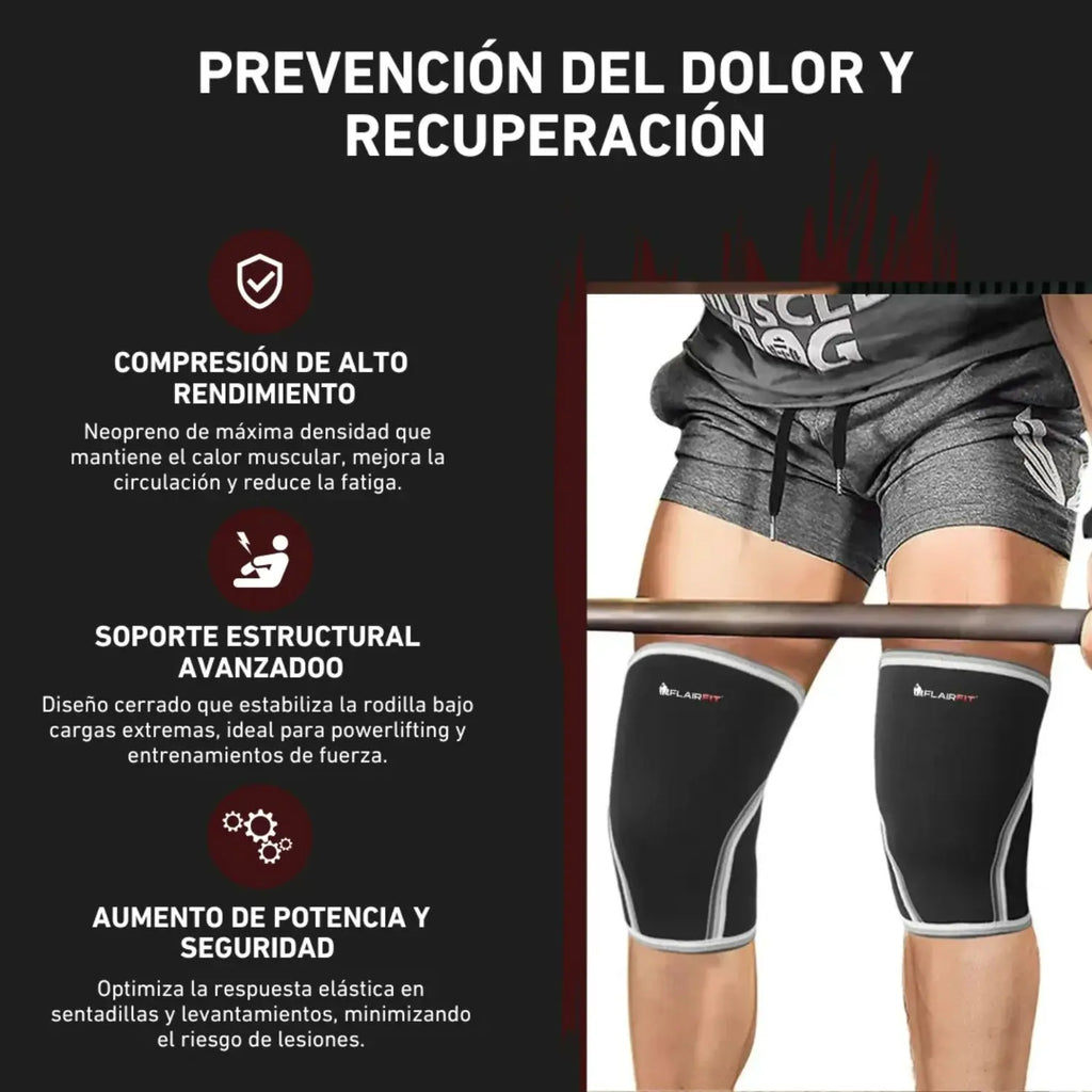 Flairfit Par De Rodilleras Deportivas Neopreno Grande Sfn (Mercado libre)