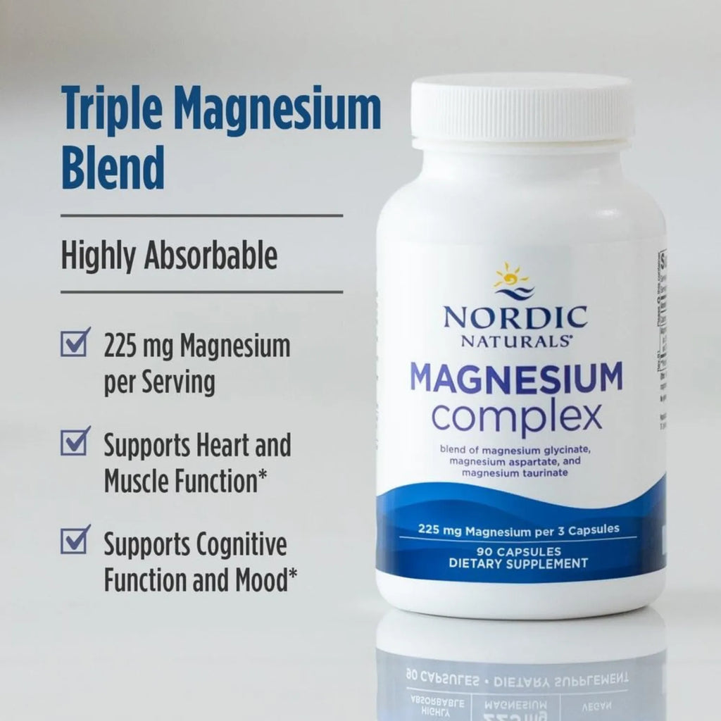 Nordic Naturals Magnesium Complex 225mg 90 caps Sfn