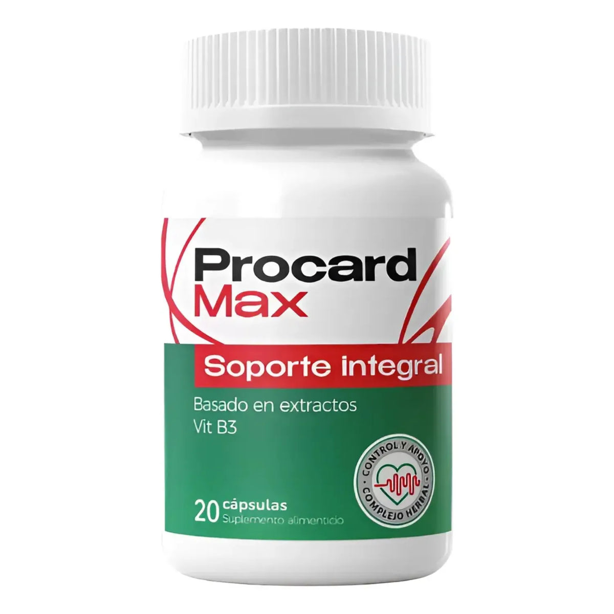 Suplemento Alimenticio ProcardMax 20 capsulas apoyo Cardiovascular