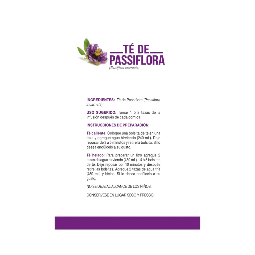 GREENSIDE TÉ DE PASSIFLORA 20 G, 20 BOLSITA SFN