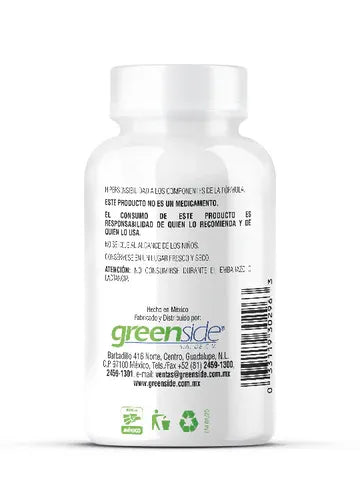Greenside Kombucha Té Verde 500mg 60 Caps Sfn