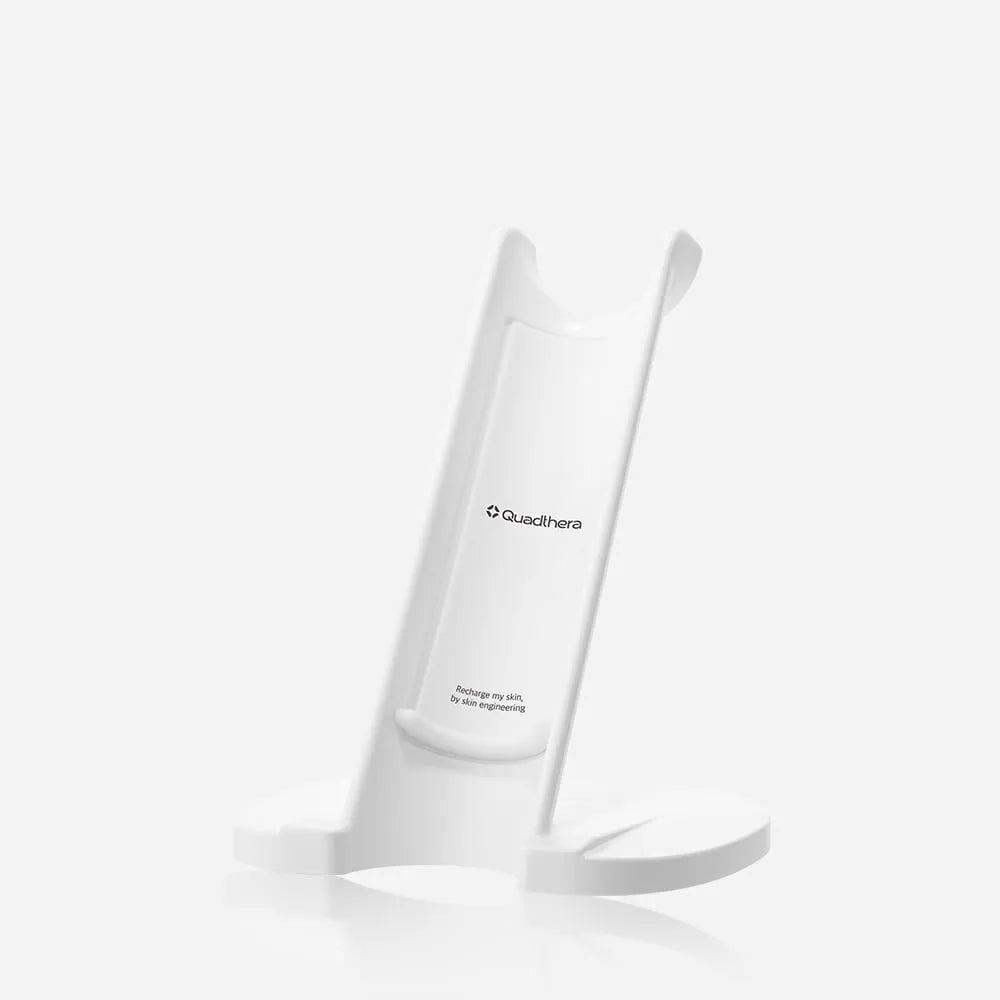 Quadthera V1 Cradle | Soporte para Estimulador Facial Ultrasónico | Color Blanco | Base Organizadora | Accesorio de Cuidado Facial