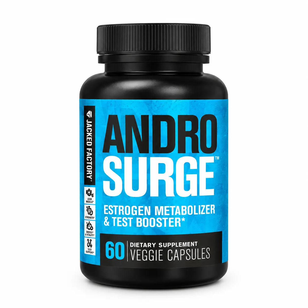 Jacked Factory Andro Surge | 60 cápsulas vegetales | metabolismo de estrógenos y soporte hormonal