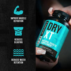 Jacked Factory Dry XT | 120 Cápsulas Vegetales | Equilibrio de Líquidos | Definición Muscular y Bienestar Físico | Suplemento Alimenticio