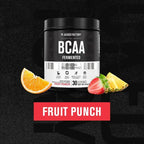 Jacked Factory BCAA | 30 servicios | Fruit Punch | Aminoácidos de cadena ramificada | Suplemento alimenticio