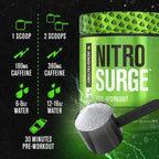 Jacked Factory NitroSurge | 30 Porciones | Sabor Grape | Energía, Fuerza y Concentración | Pre Entrenamiento | Suplemento Alimenticio