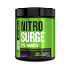Jacked Factory NitroSurge | 30 Porciones | Sabor Grape | Energía, Fuerza y Concentración | Pre Entrenamiento | Suplemento Alimenticio