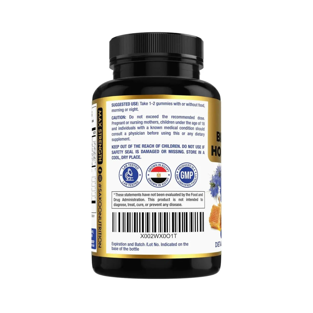 Sakoon aceite de semilla negra y miel 60 gomitas sfn