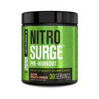 Jacked Factory NitroSurge | 30 Porciones | Sabor Sour Peach Rings | Energía, Fuerza y Concentración | Pre Entrenamiento | Suplemento Alimenticio