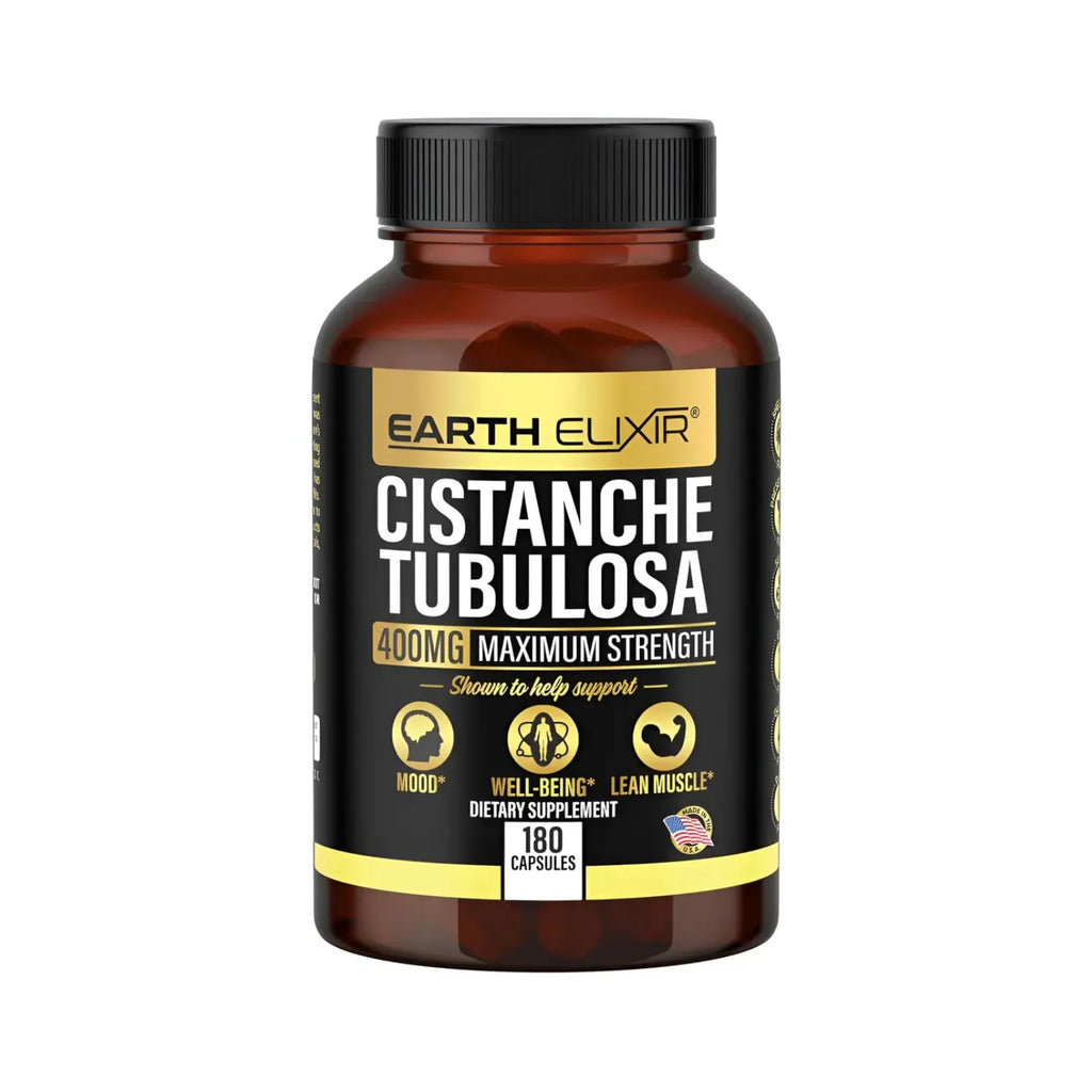 Earth elixir Cistanche Tubulosa 180 Capsulas Rendimiento Fisico