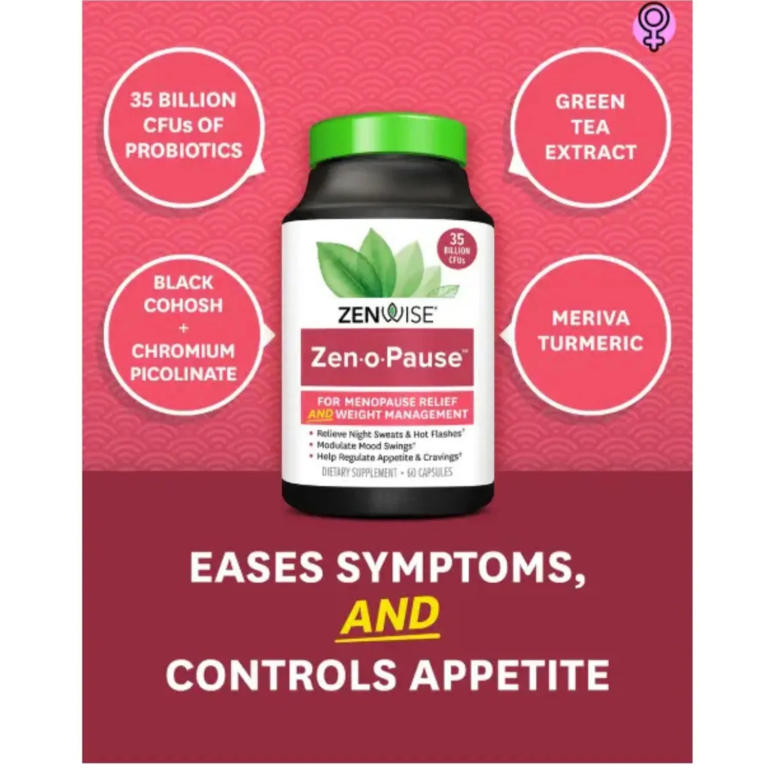 Zenwise Zenopause El Alivio De La Menopausia 60 Caps Sfn
