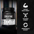 Jacked Factory Creatina Monohidratada | 1000 g | Fuerza y Rendimiento Muscular | Recuperación y Potencia Física | Suplemento Alimenticio