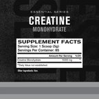 Jacked Factory Creatine Monohydrate Powder | 85 servicios | Sin sabor | 5000 mg de creatina | Suplemento alimenticio