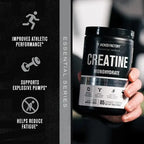 Jacked Factory Creatine Monohydrate Powder | 85 servicios | Sin sabor | 5000 mg de creatina | Suplemento alimenticio