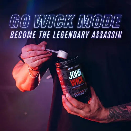 Jacked Factory Wick Mode | 40 Porciones | Baba Yaga Blue Raz | Energía, Fuerza y Concentración | Pre Entrenamiento | Suplemento Alimenticio