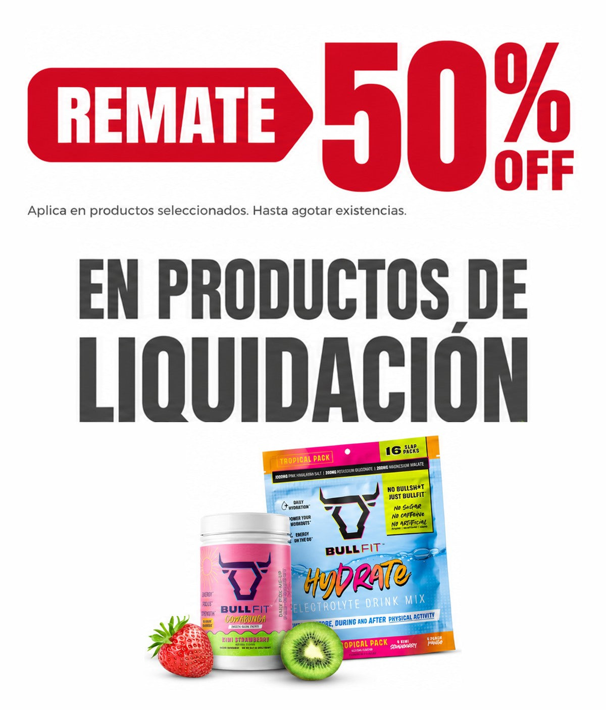Remate 50% OFF en productos de liquidación