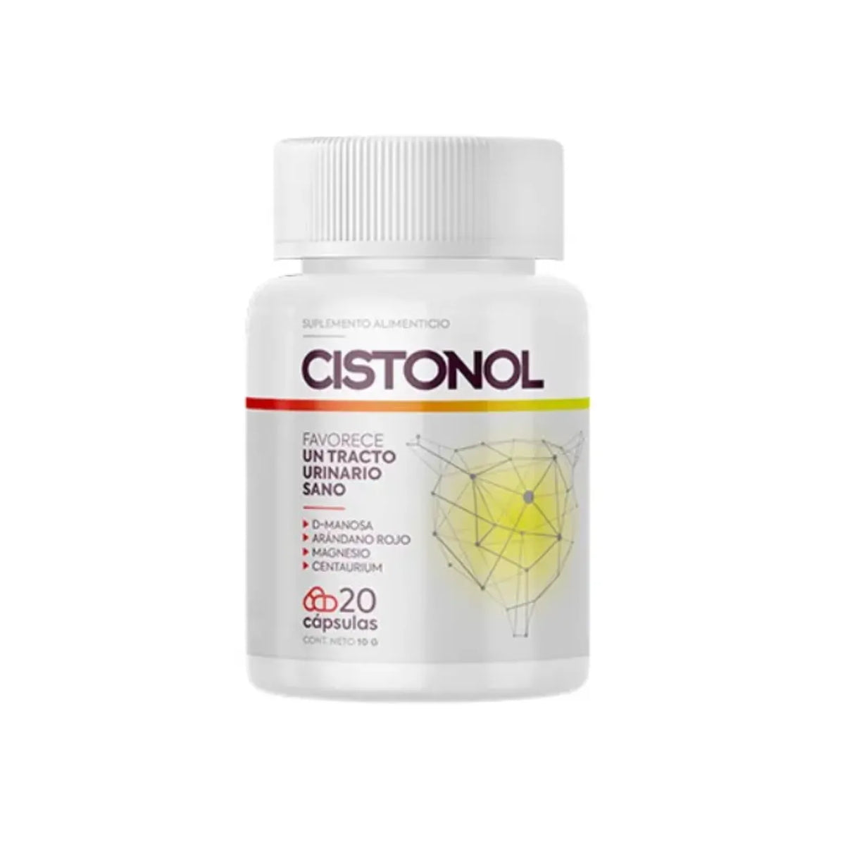 Suplemento Alimenticio Cistonol Ayuda Con La Inflamación De La Vejiga 20 Capsulas