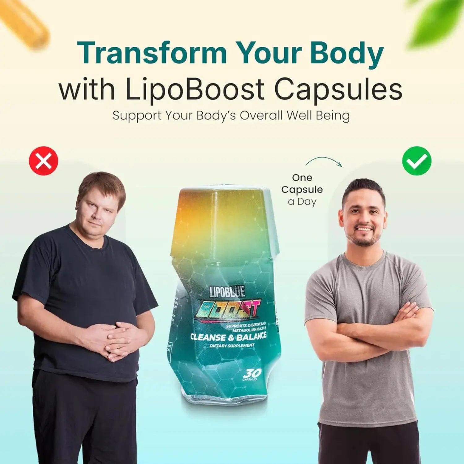 Lipoblue Boost Cleanse & Balance 30 Cap