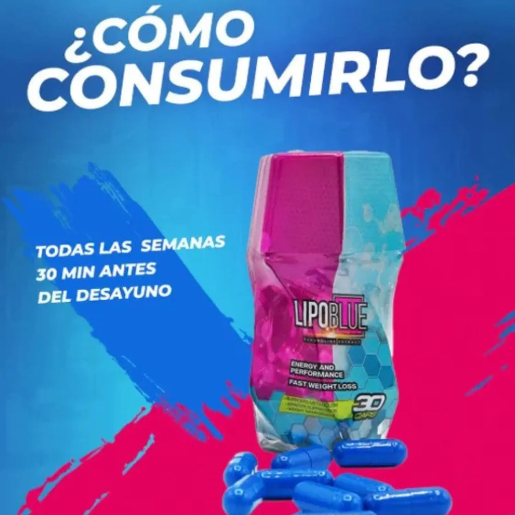 Lipo Blue Termogenico supreso de apetito 30 capsulas