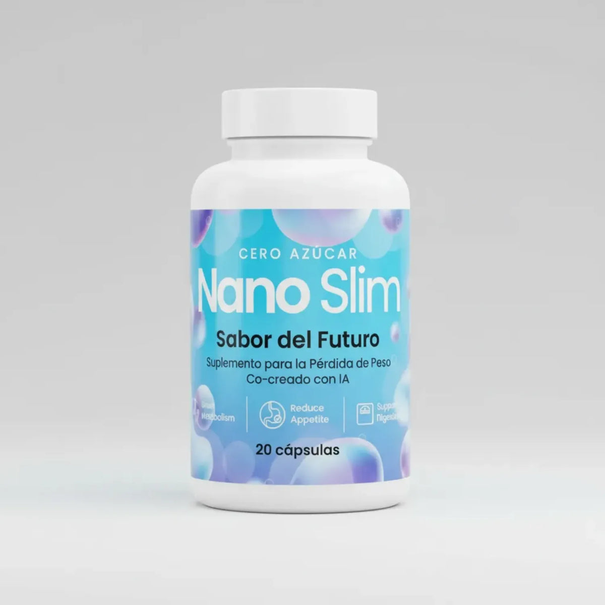 Suplemento Alimenticio Nano Slim con extracto de Cafe 20 capsulas